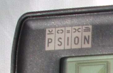 The Psion azerty keyboard