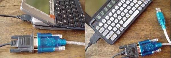 Connect the Psion to USB